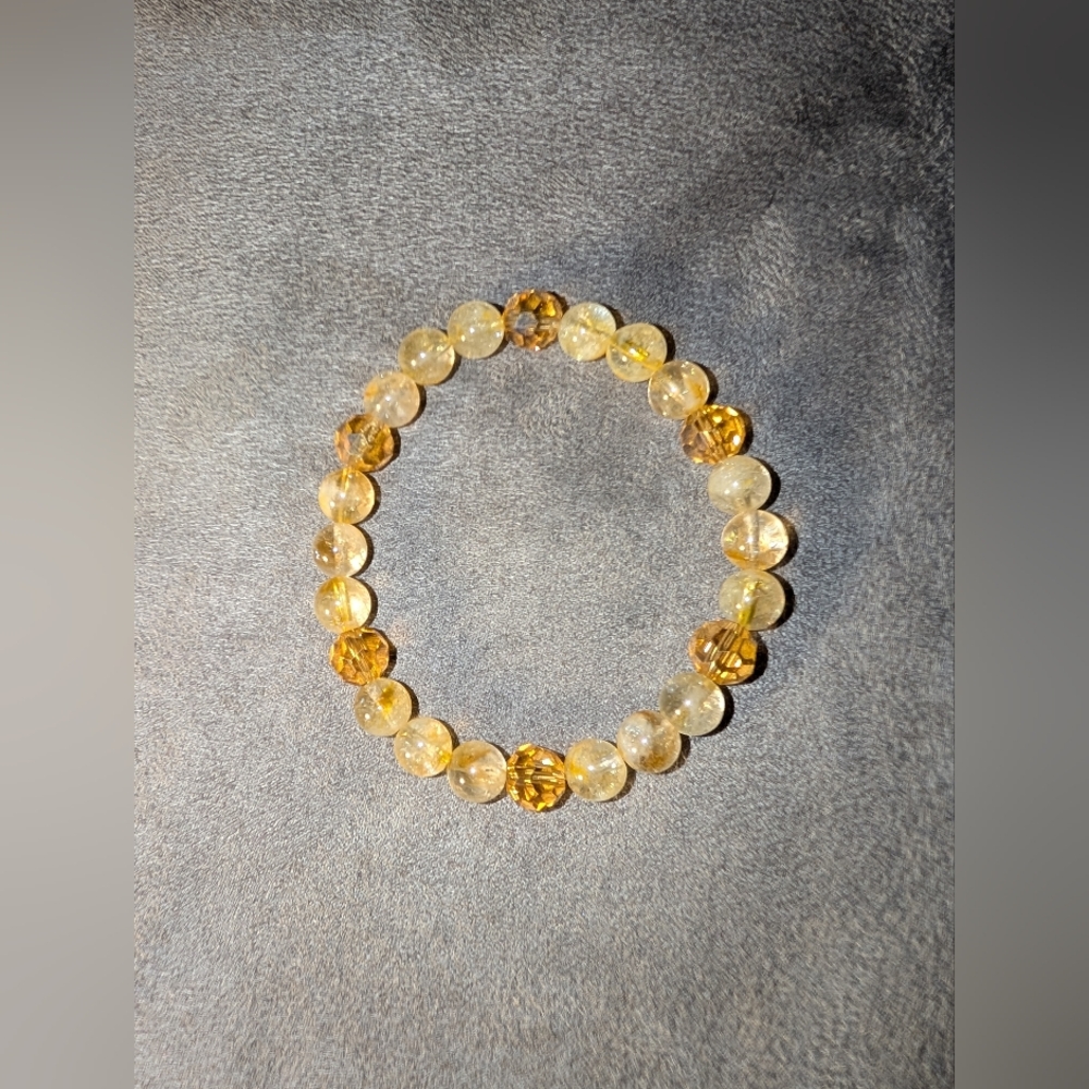 Citrine Beaded Bracelet - Picture 7 of 8
